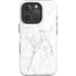 White Marble iPhone 16 Pro Max Magsafe Impact Case